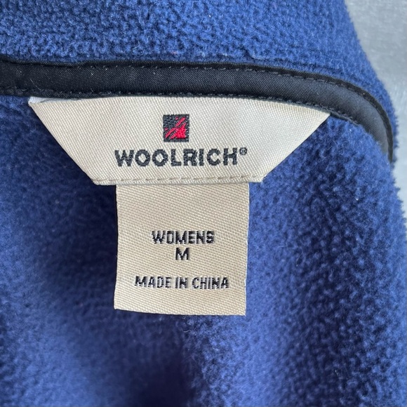 •Woolrich• Women's Mock Neck Full Zip Fleece Vest - Size Medium - Picture 2 of 9